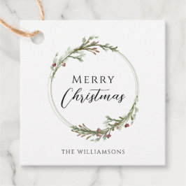 God jul Minimalistisk utandning Gåvor Etiketter