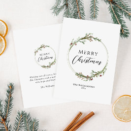 God jul Minimalistisk utandning Julkort