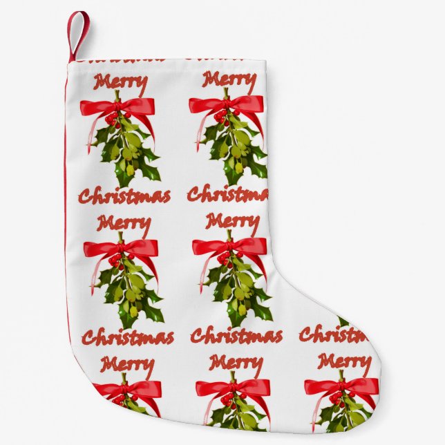 god jul mistletoe liten julstrumpa (Framsidan)
