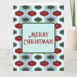 God jul Mod Retro Tack Kort