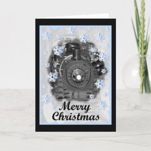 God jul Model Tåg Helgkort