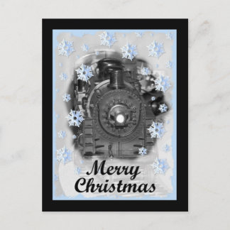 God jul modellerar tåg helg vykort