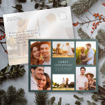 God jul Modern 6-fotokollage Helg Vykort<br><div class="desc">Önskar vänner och familj ett God jul med det här multifotokortet för helgdag.</div>