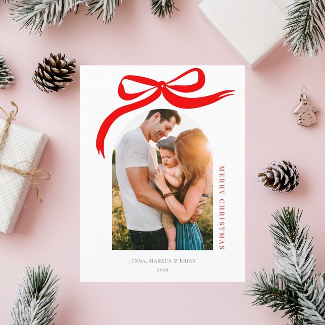 God jul Modern Arch Helgdag Design Helg Vykort (Skapare uppladdad)