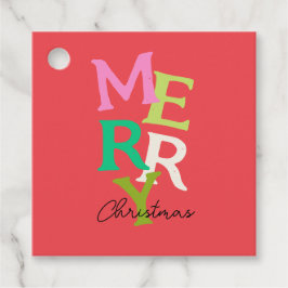 God jul Modern Bright Helgdag Gåvor Etiketter