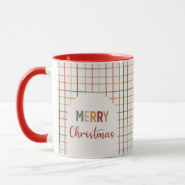 God jul Modern Colorful Trendig Mugg