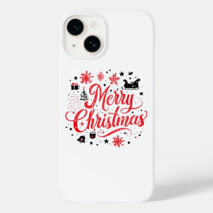God jul Modern design   Röd och vit