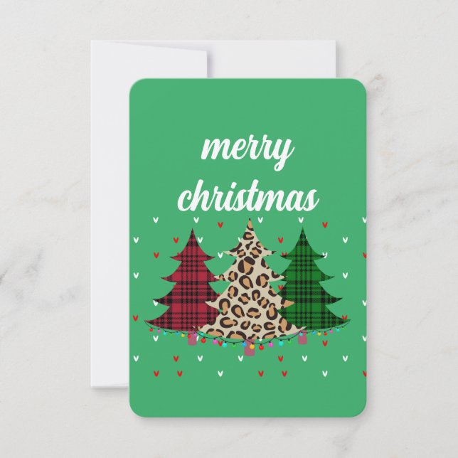 God Jul Modern & Elegant  Inbjudningar (Framsida)