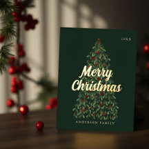 God jul Modern Elegant Julgran