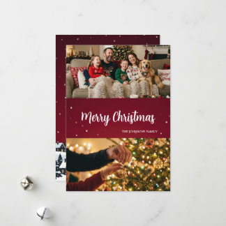 God Jul modern elegant skrift Högtid Julkort