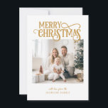 God jul! Modern, enkel bild Julkort<br><div class="desc">Kundspecifikt fotokort "God jul" för helgdag. Modern och enkel för pappert och digitalt älskare vid utskrift och hämtning.</div>