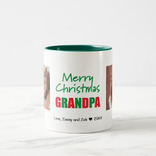God jul Modern Grandpa 2 Photo Mugg