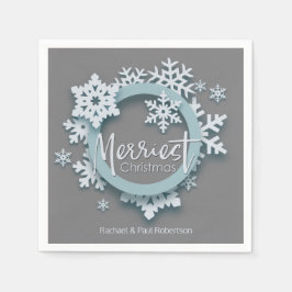 God jul Modern Helgdag Stil Pappersservett