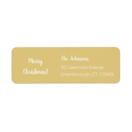 God jul Modern jul Returadress Etikett