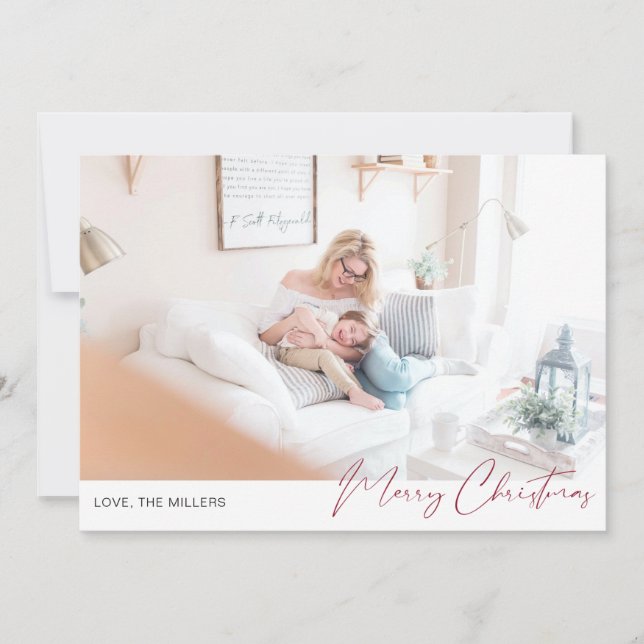 God jul Modern, minimalistiskt foto 2 (Framsida)