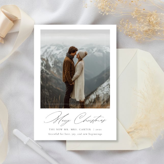 God jul Modern nyinlyst fotokort Julkort (Skapare uppladdad)