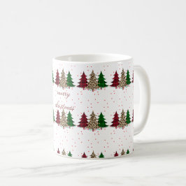 God jul Modern och Elegant Kaffemugg