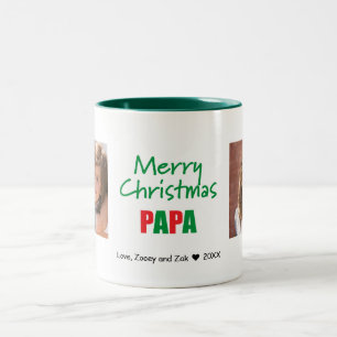 God jul Modern Pappa 2 Photo Mugg