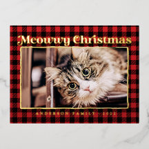 God jul Modern Pput Funny Pet Cat Photo