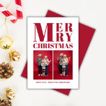 God jul Modern Red Family 2 Photo Collage Julkort<br><div class="desc">God jul Modern Red Family 2 Photo Collage Helgdag Card. Anpassa den med dina foton och anpassningsbar för speciell beröring. För optimerade resultat väljer du foton med samma proportioner: 6X4. Obs! De här bilderna är platshållare från freepik.com. Om du behöver hjälp,  vänligen kontakta oss,  så hjälper vi dig gärna.</div>