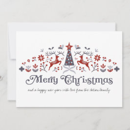 God jul Modern Skandinavien Julkort