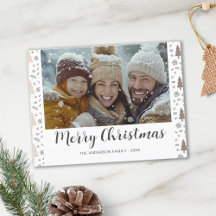 God jul Modern skriptfoto
