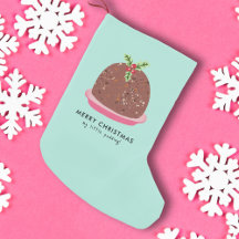 God Jul Modernt Puddingsillustration