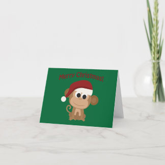 God Jul! Monkey Helgkort