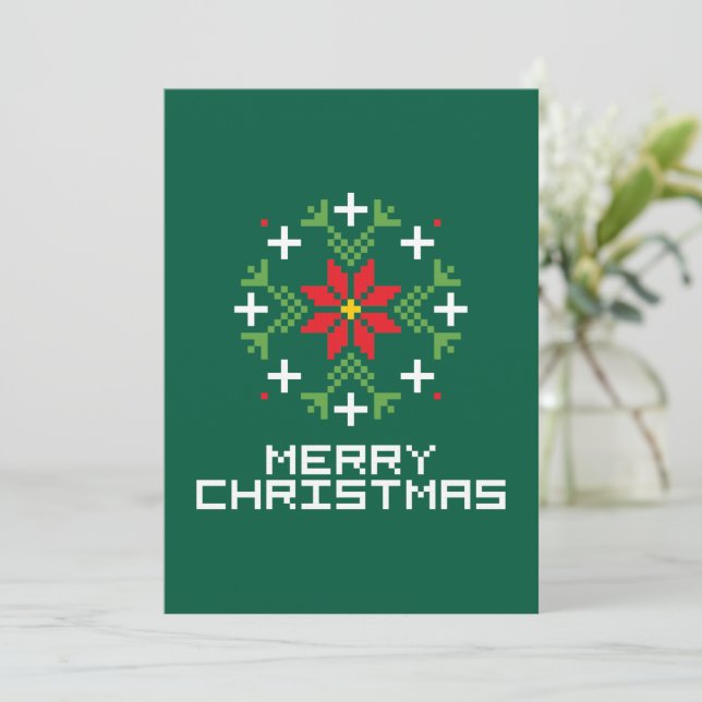 GOD JUL MÖNSTER 6 JULKORT (Stående Fram)