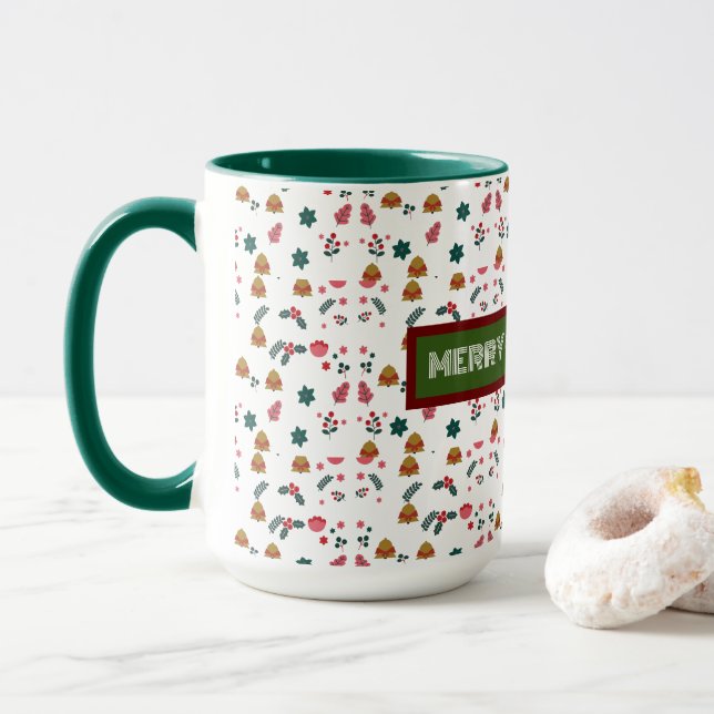 God jul Mönster Elegant Mugg (Med munk)
