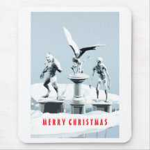 God jul. Monster isskulpturer