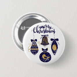 God jul mönster knapp