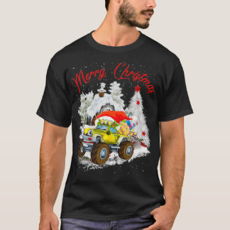 God jul Monster Lastbil med T Shirt