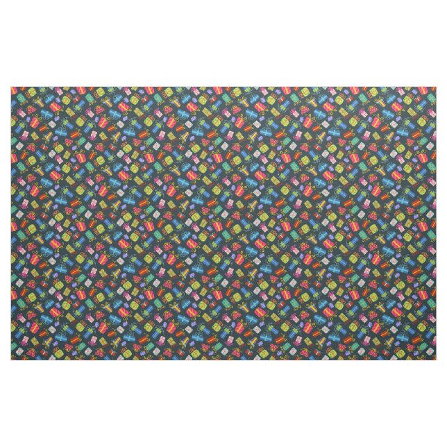 God jul Mönster Tyg (Fat Quarter)
