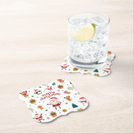 God jul Mönster Underlägg Papper