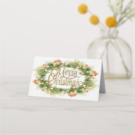 God jul-monteringskort placeringskort