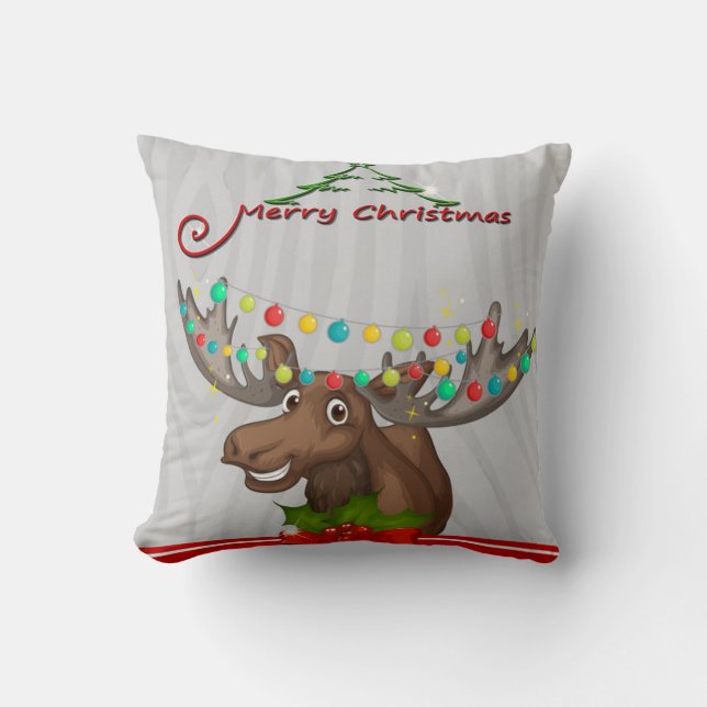 God jul Moose Kudde (Framsida)