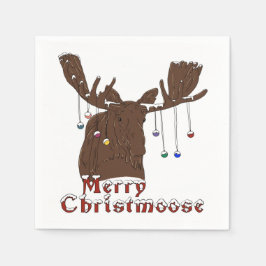 God jul Moose Napkins Pappersservett
