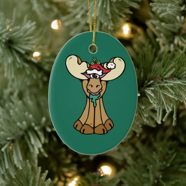 God jul Moose Ornament (Träd)