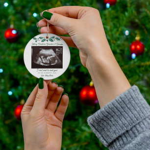 God jul morföräldrar Ultralund Gravid Julgransprydnad Keramik