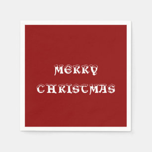God jul Mörk Red Pappersservett