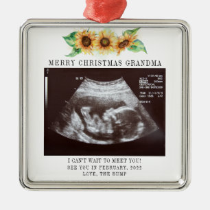 God jul Morma Baby Photo Solros Julgransprydnad Metall