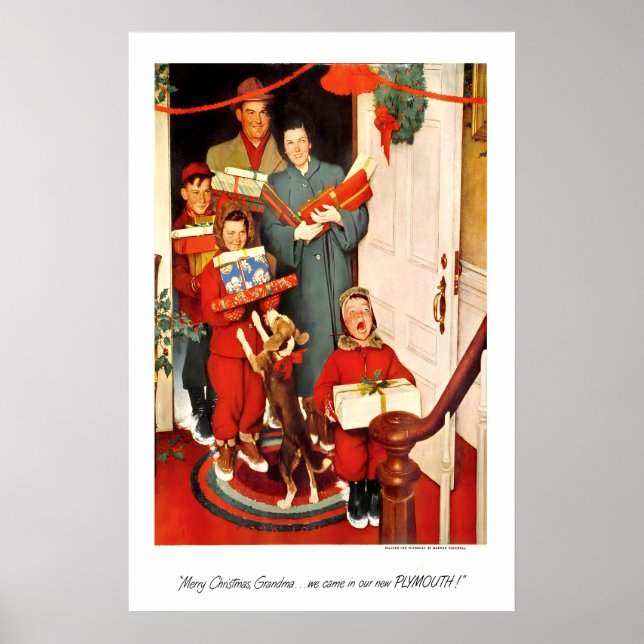 God Jul, Mormor Jul Magasin Omslag Poster (Framsidan)
