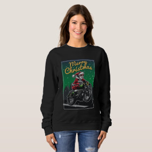 God jul motorcykel Santa HELGDAGAR T Shirt
