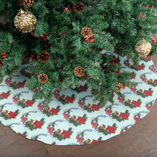 God jul, Mouse-andekrans Julgransmatta Borstad Polyester