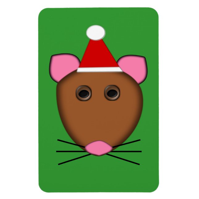 God jul Mouse Magnet (Vertikal)