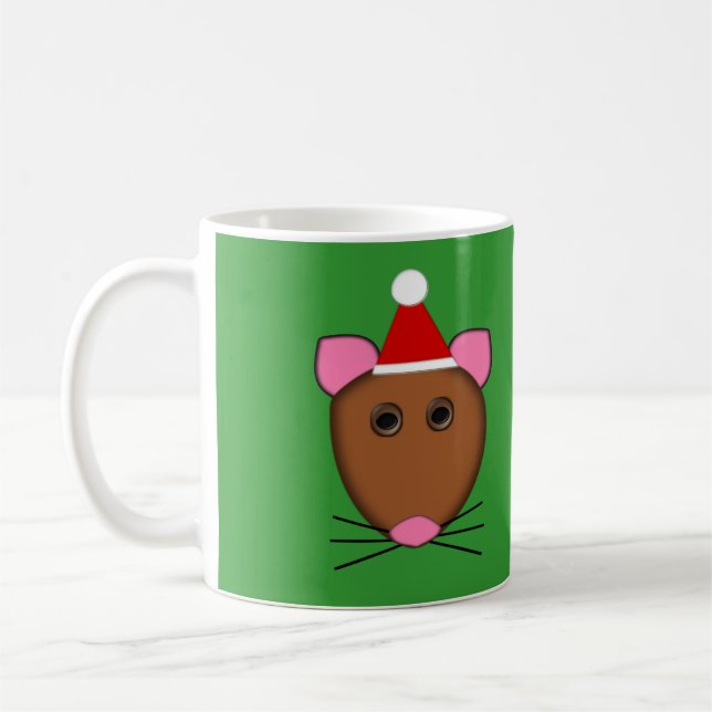 God jul Mouse Mugg (Vänster)