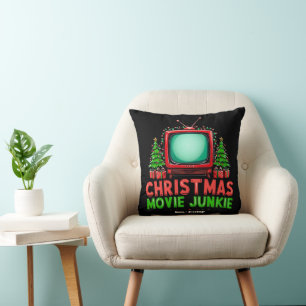 God Jul Movie Junkie Retro Helgdag Funny Matchi Kudde