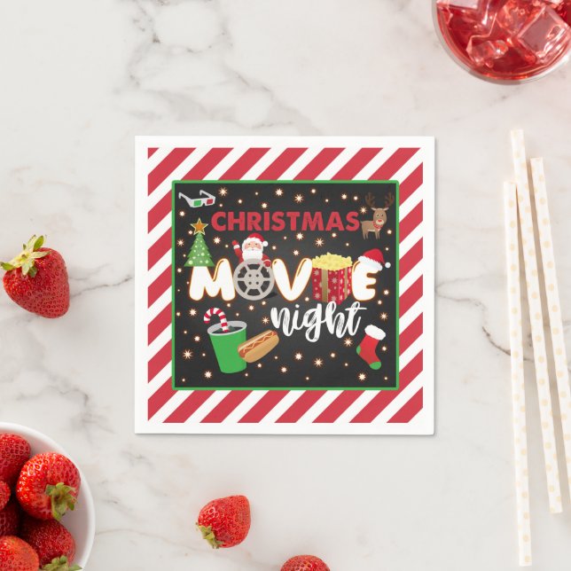 God Jul Movie Napkin Pappersservett (Insitu)