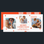 God jul, Mr & Mrs. 3 Photo Collage Modern<br><div class="desc">God jul Mr & Mrs. 3 Photo Collage Trendig Modern julkort innehåller en fotokollage av tre av dina favoritfoton med texten "God jul från den nya Mr & Mrs." i skriptet elegant orange. Anpassa genom att redigera texten i textrutorna. Perfekt till jul att skicka till vänner och familj. PHOTO TIP:...</div>